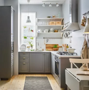 how to design a long and straight kitchen modern ideas 2023