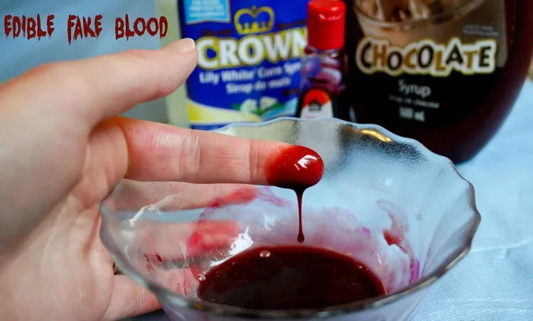 how to make fake blood with corn syrup edible recipe