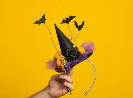 how to make witch hat diy craft for witch halloween costume