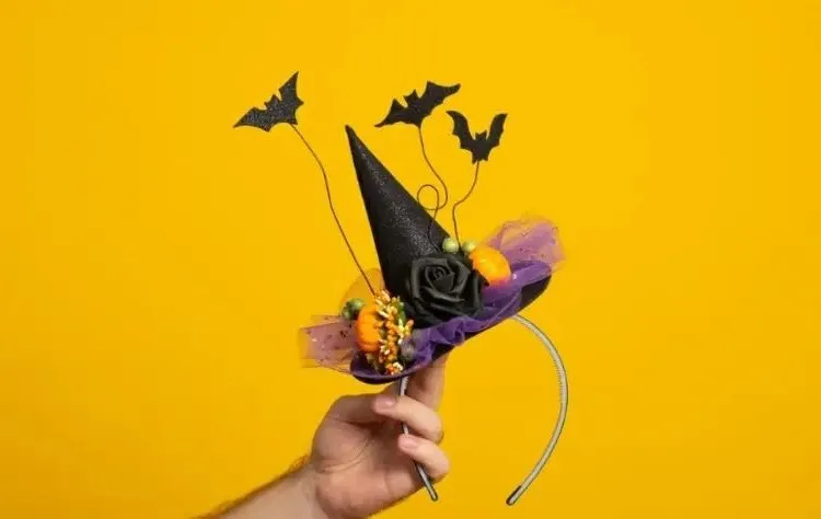 how to make witch hat diy craft for witch halloween costume