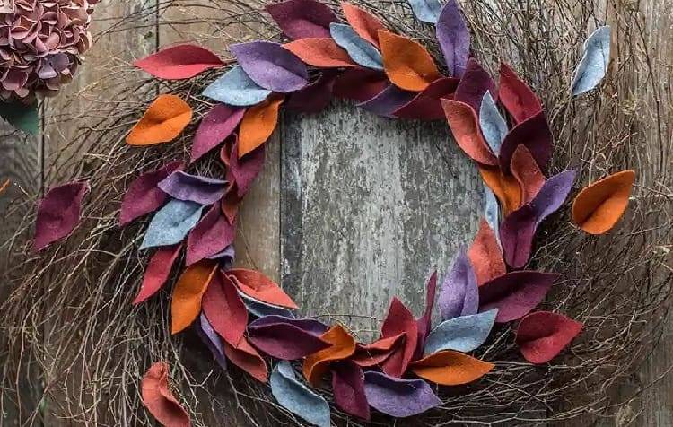 how to make your own autumn wreath easy quick tutorials