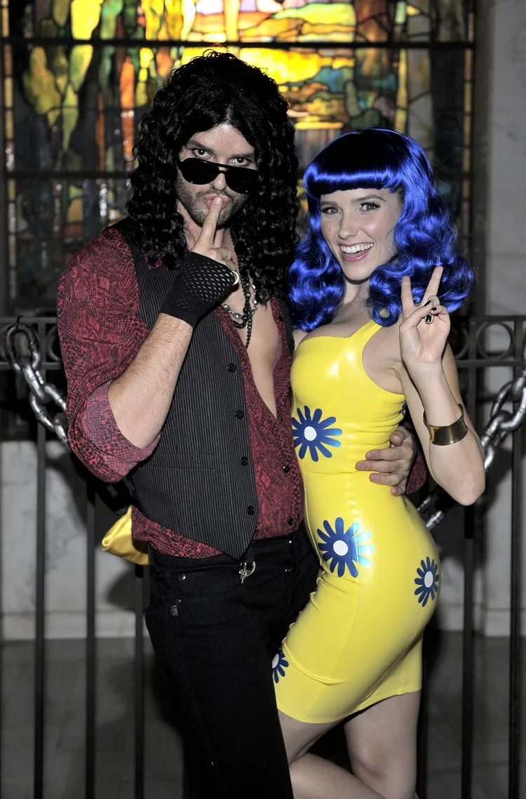 katy perry russel brand funny couples costume idea halloween 2023