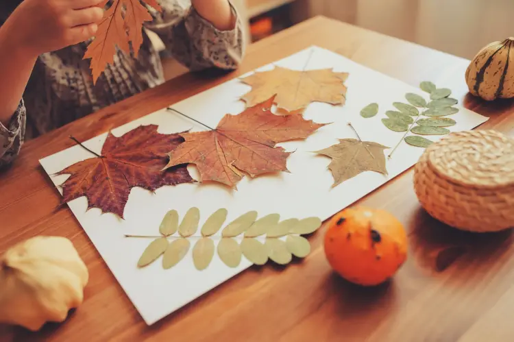 leaf crafts for kids