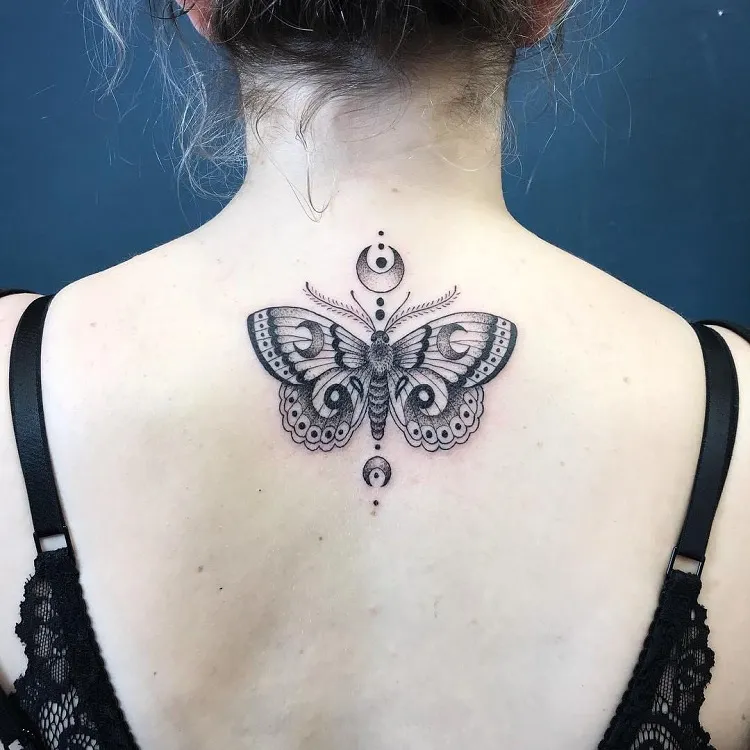 moth and moon tattoo meaning