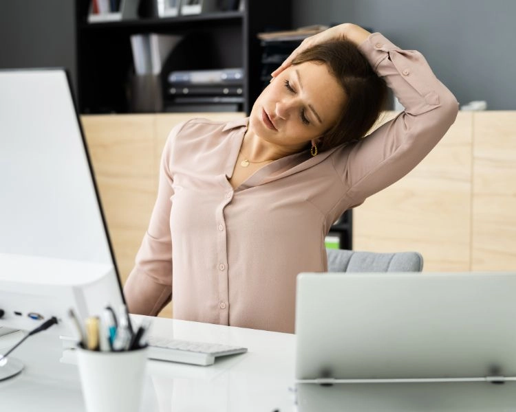 neck stretches to do at your desk