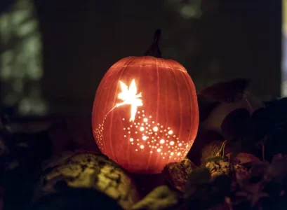 pumpkin carving and painting ideas one horn horse (1)