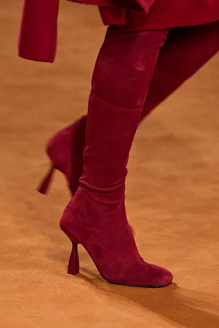 red sock boots hermes fall 2023 shoe trends