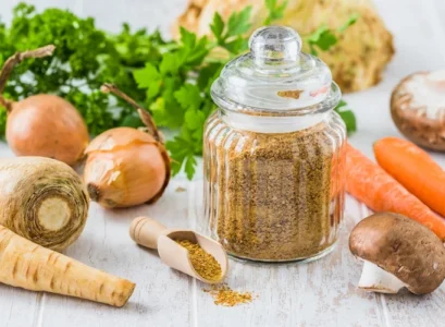 simple recipe for vegetable broth powder from leftovers