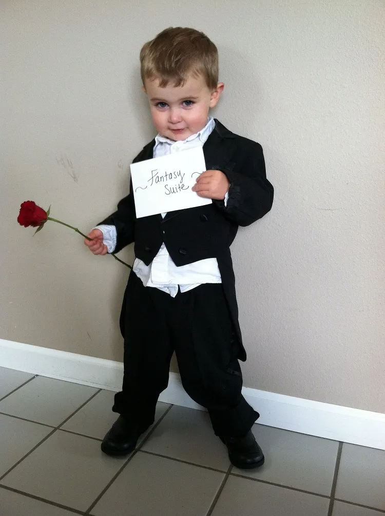 the bachelor last minute costume for kid