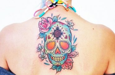 the best sugar skull tattoo designs for women and men tattoo meaning