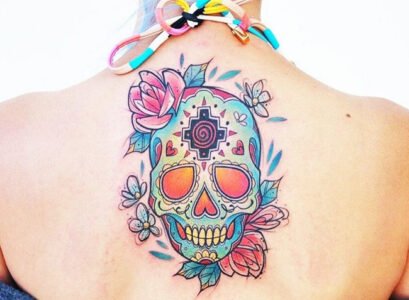 the best sugar skull tattoo designs for women and men tattoo meaning