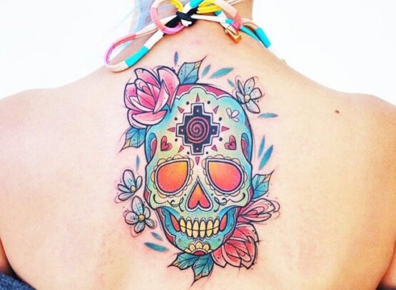the best sugar skull tattoo designs for women and men tattoo meaning