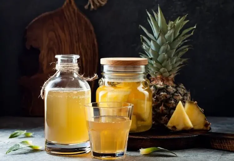 what to do with pineapple peels how to reuse as tepache juice