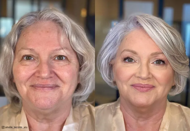 which eyebrow shape over 60 eyes makeup tips elderly women