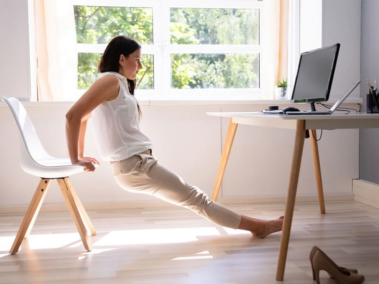 why is it important to stretch at your desk easy exercises