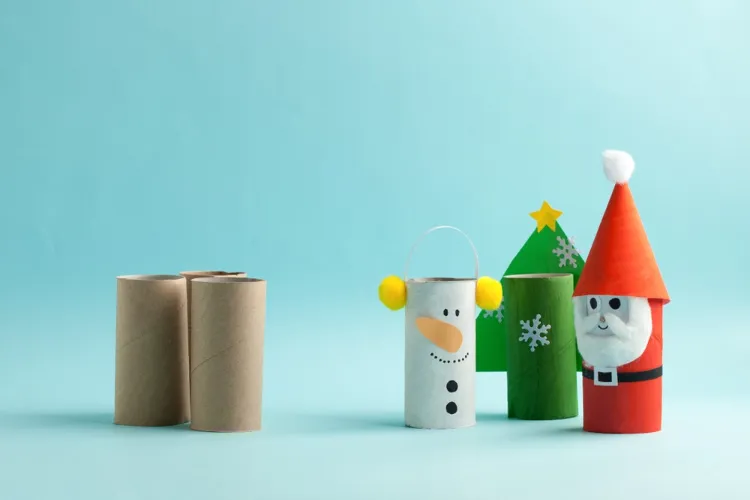 christmas crafts with toilet paper rolls for preschoolers