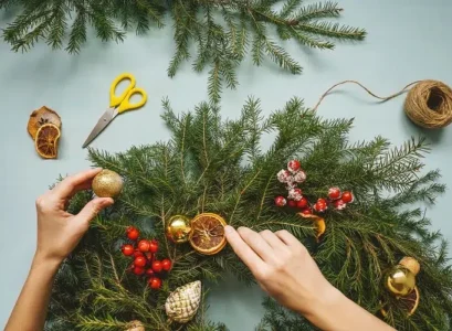 easy diy christmas wreath
