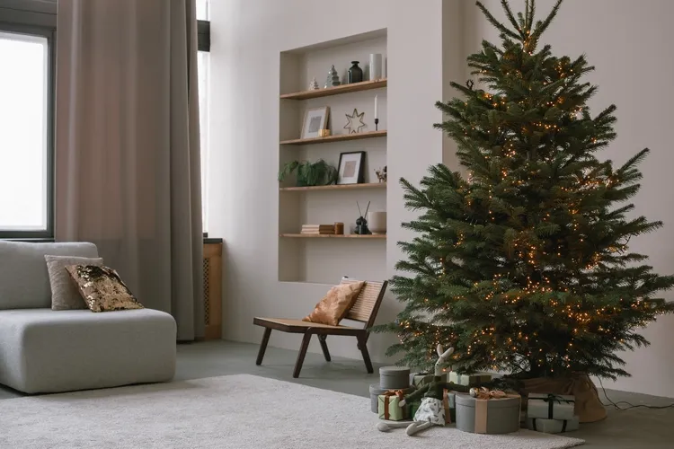 minimalist christmas tree decor ideas moden home