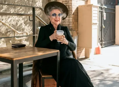 sporty elegant outfits for women over 60 a modern monochromatic look