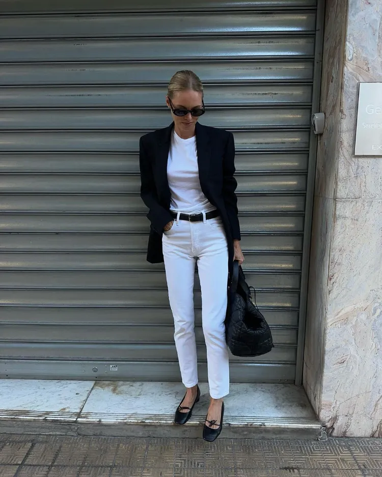 white pants to combine in winter skinny jeans are back in 2023