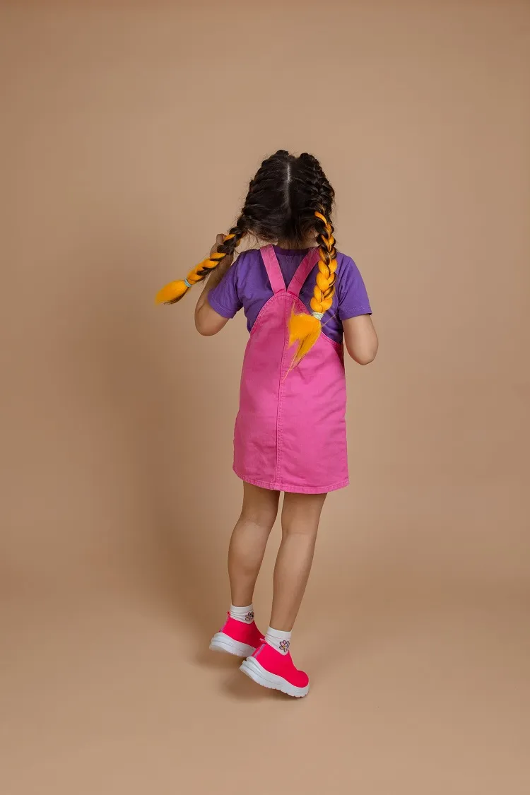 braids with faux extenstions for kids
