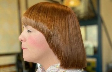 cheeky pageboy cut for older women