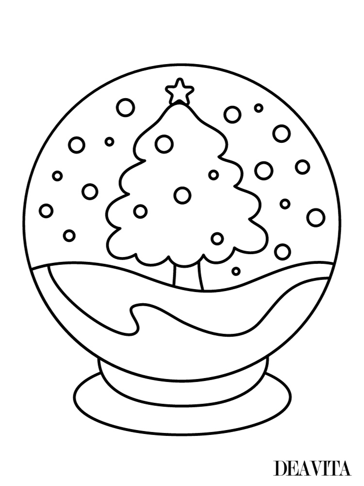 christmas coloring page to print for free