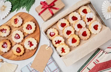 christmas cookies classic grandma's linzer cookies original recipe