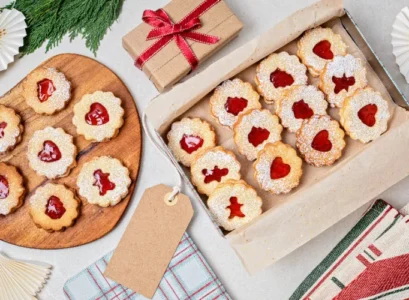 christmas cookies classic grandma's linzer cookies original recipe