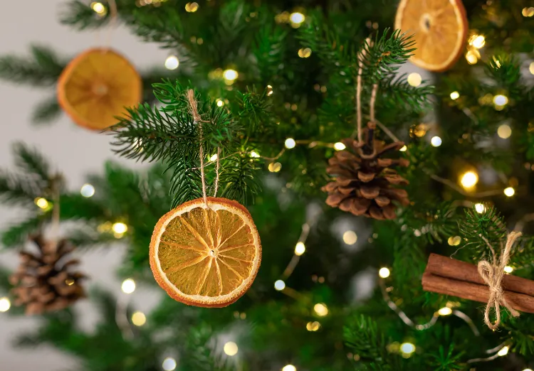 dried orange slices diy christmas decorations ideas