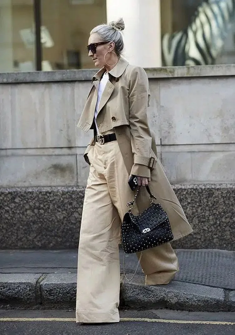 fashion tips for petite ladies over 50 buy a long coat