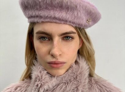 faux fur beret hat trends winter 2023 2024