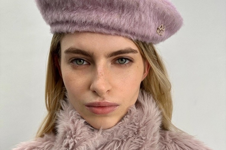 faux fur beret hat trends winter 2023 2024