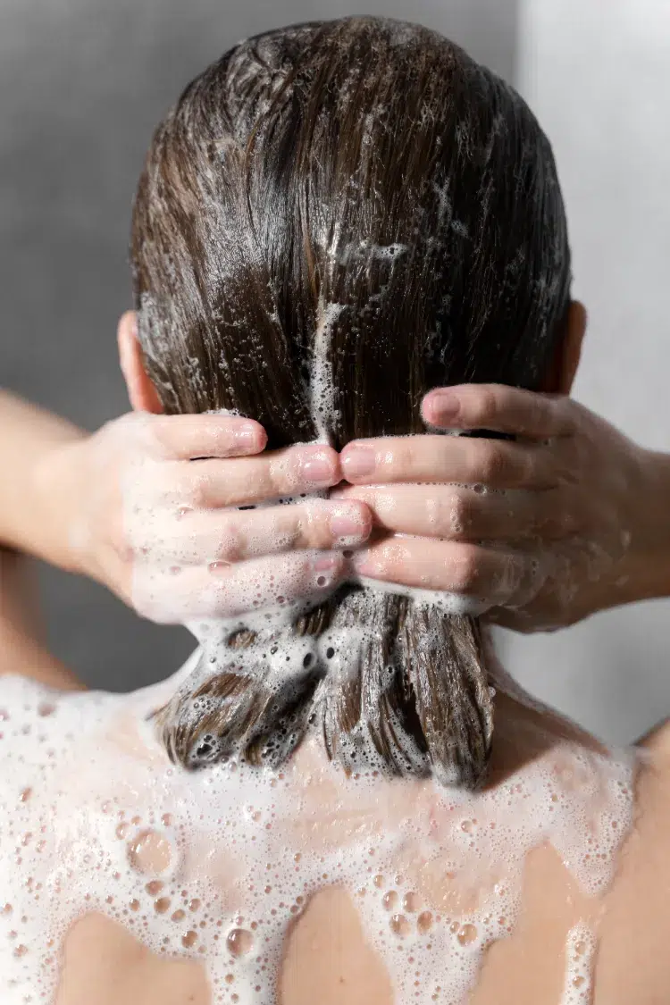 how to care for your hair in winter do not use hot water for washing