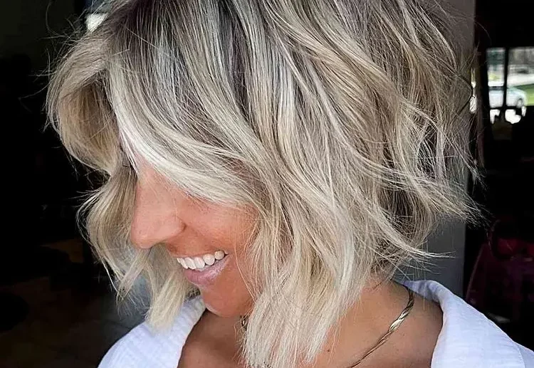 how to style textured bob properly