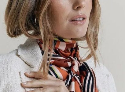 how to wear the hermes silk scarf in winter styling tips outfit ideas video tutorials