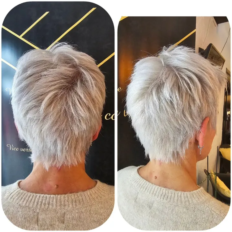 long pixie cut for women over 50 short hairstyles for gray hair