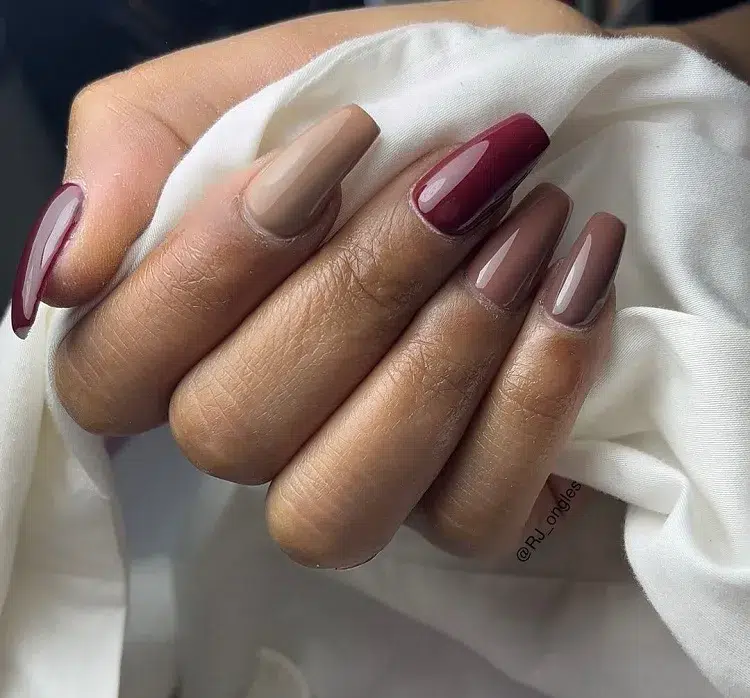 nail polish trend taupe gray brown manicure fall winter 2023