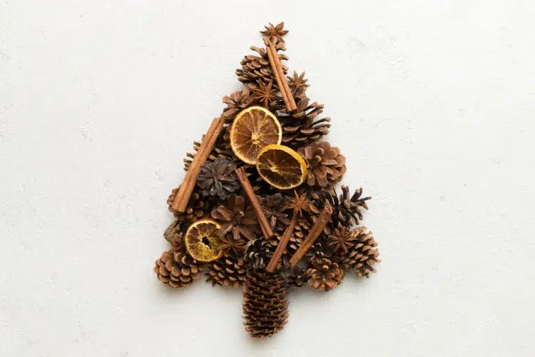 painting craft with pine cones diy easy fall winter craft
