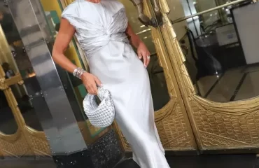 silver dress women 50 years old
