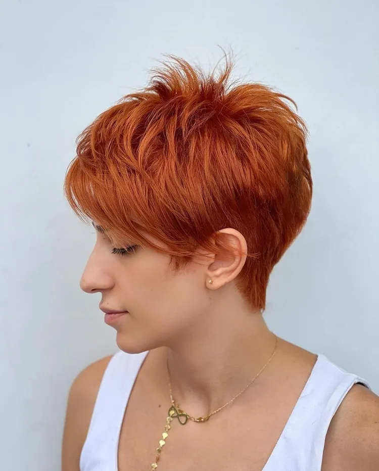 tips hairstyle ideas to let colored pixie hair grow out with style