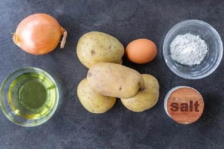 classic potato latkes ingredients
