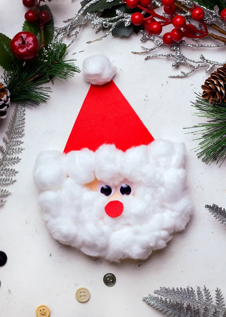 unique handmade christmas card ideas santa craft for kids