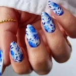 amazing blue nail art rebekahxpritchard