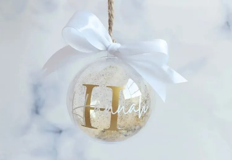 diy personalized christmas ornaments gift