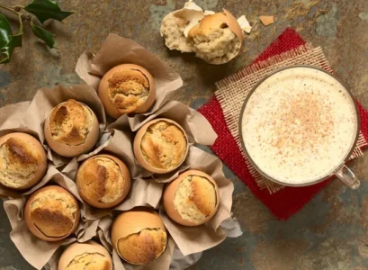eggnog cupcakes baked in eggshell recipe christmas 2023