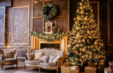 gold christmas tree ideas 2023 trends