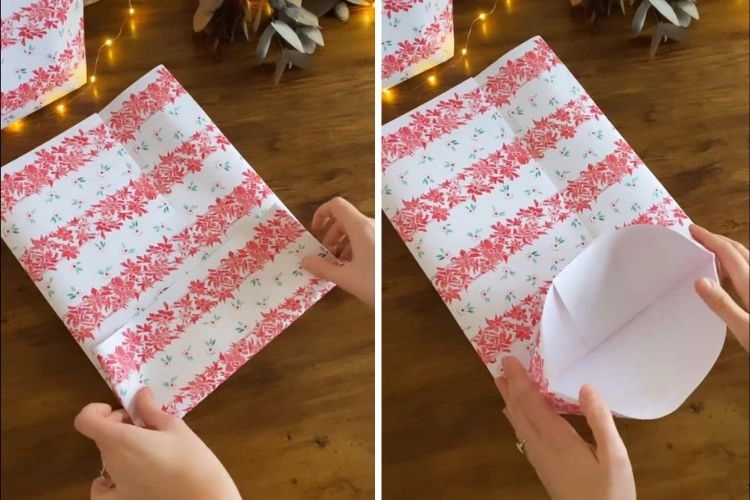 how to make a gift wrap bag
