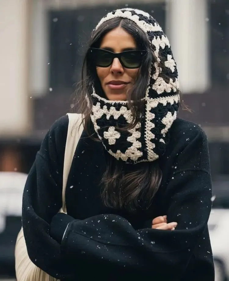 how to wear the balaclava trend with long hair hairstyle ideas 2023
