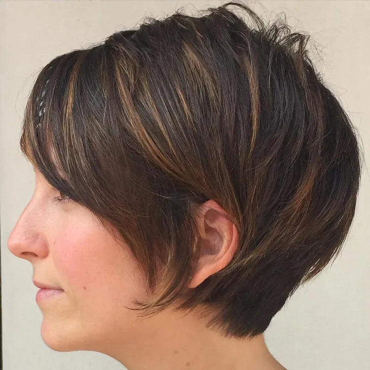 low maintenance short hairstyles for thick hair